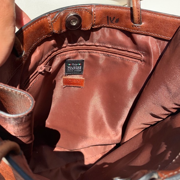 ✨Wilson’s Leather Premium Brown Leather Tote Bag ✨ - Picture 7 of 8